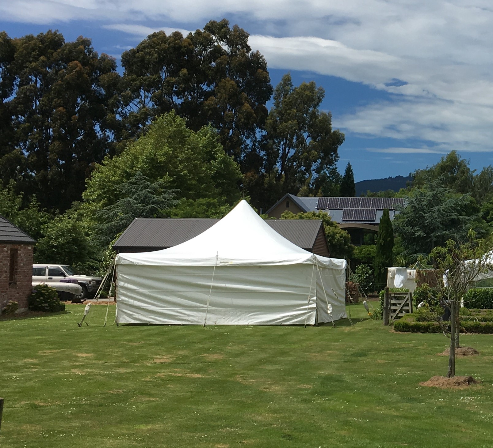 Marquees 5m Peg Pole Marquee Hire Christchurch